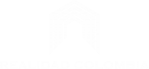 Logo Realidad Colombia blanco